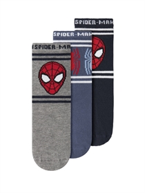 NAME IT 3-Pak Strømper Julius Spider-Man Navy Blazer